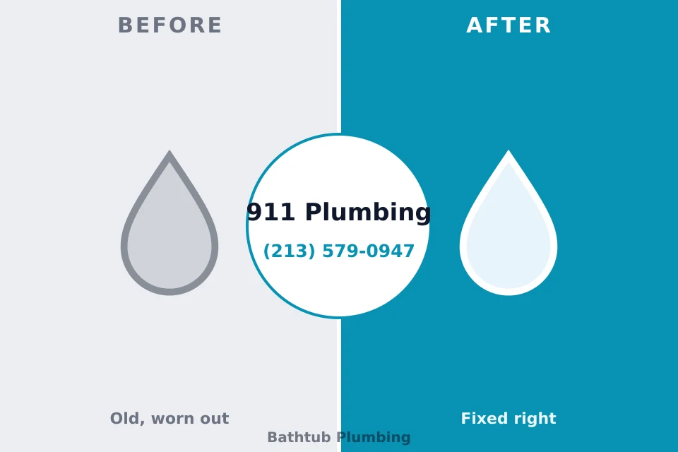 Before and after: plumbing repair Henderson, TN